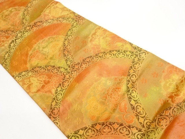 JAPANESE FUKURO OBI / WOVEN SEIGAIHA